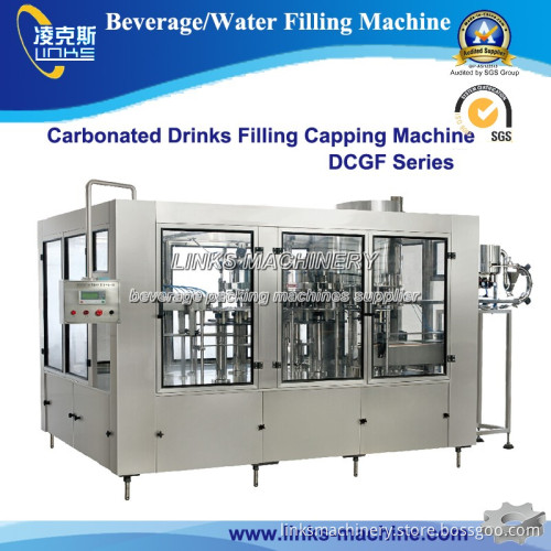 Automatic Carbonated Soda Water Beverage Filling Machine